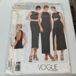 Donna Karan Signature Vintage Vogue 2067 Sewing Pattern 14-16-18